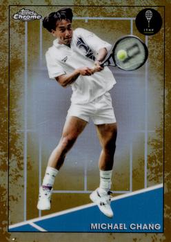 2021 Topps Chrome - Clay Court #12 Michael Chang Front