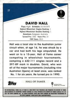2021 Topps Chrome - Clay Court #27 David Hall Back