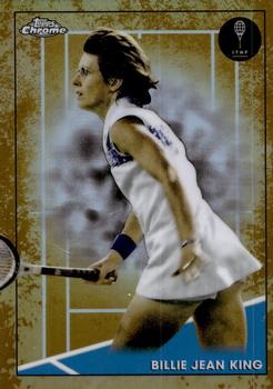 2021 Topps Chrome - Clay Court #35 Billie Jean King Front