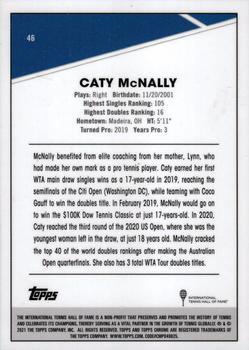 2021 Topps Chrome - Clay Court #46 Caty McNally Back