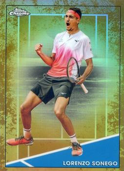2021 Topps Chrome - Clay Court #63 Lorenzo Sonego Front