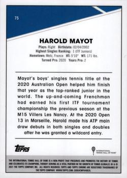 2021 Topps Chrome - Clay Court #75 Harold Mayot Back