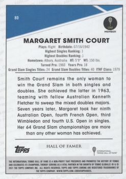 2021 Topps Chrome - Clay Court #80 Margaret Smith Court Back