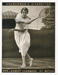 1928 Churchman's Lawn Tennis (Large) #3 Dorothea Lambert Chambers Front