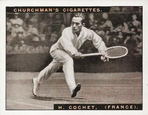 1928 Churchman's Lawn Tennis (Large) #4 Henri Cochet Front