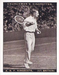 1928 Churchman's Lawn Tennis (Large) #6 Algernon Kingscote Front