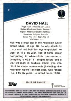 2021 Topps Chrome Sapphire #27 David Hall Back