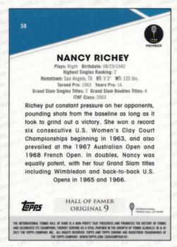 2021 Topps Chrome Sapphire #59 Nancy Richey Back
