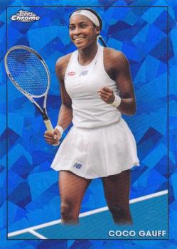 2021 Topps Chrome Sapphire #100 Coco Gauff Front