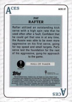2021 Topps Chrome Sapphire - Aces #ACE-17 Pat Rafter Back