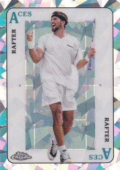 2021 Topps Chrome Sapphire - Aces White #ACE-17 Pat Rafter Front