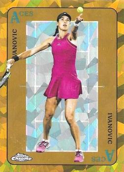 2021 Topps Chrome Sapphire - Aces Gold #ACE-20 Ana Ivanovic Front