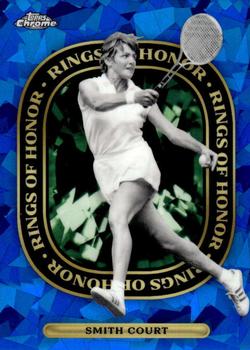 2021 Topps Chrome Sapphire - Rings of Honor #ROH-11 Margaret Smith Court Front