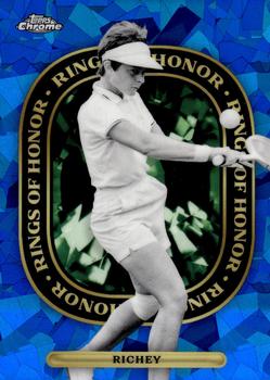 2021 Topps Chrome Sapphire - Rings of Honor #ROH-15 Nancy Richey Front
