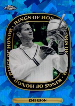 2021 Topps Chrome Sapphire - Rings of Honor #ROH-16 Roy Emerson Front