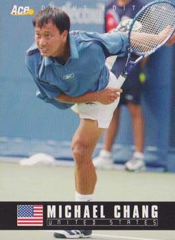 2005 Ace Authentic Debut Edition #32 Michael Chang Front