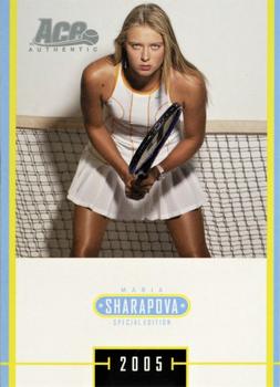 2005 Ace Authentic Sharapova SE #MS-1 Maria Sharapova Front