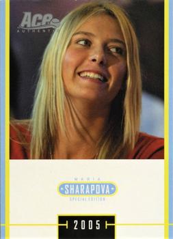2005 Ace Authentic Sharapova SE #MS-3 Maria Sharapova Front