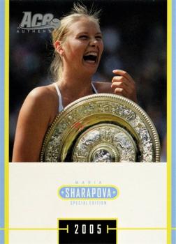 2005 Ace Authentic Sharapova SE #MS-5 Maria Sharapova Front