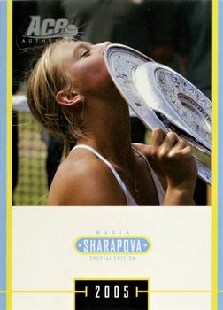 2005 Ace Authentic Sharapova SE #MS-23 Maria Sharapova Front
