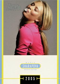 2005 Ace Authentic Sharapova SE #MS-42 Maria Sharapova Front