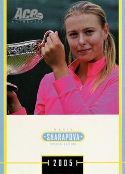 2005 Ace Authentic Sharapova SE #MS-50 Maria Sharapova Front