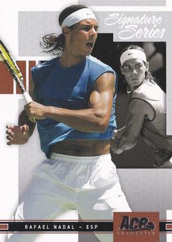 2005 Ace Authentic Signature Series #7 Rafael Nadal Front