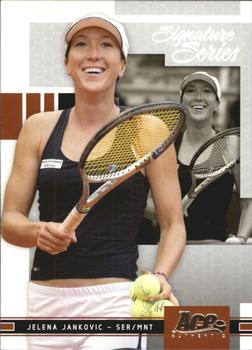 2005 Ace Authentic Signature Series #18 Jelena Jankovic Front