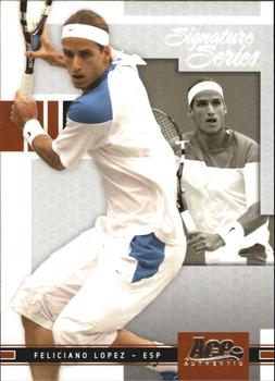2005 Ace Authentic Signature Series #76 Feliciano Lopez Front