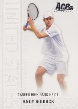 2006 Ace Authentic Grand Slam #3 Andy Roddick Front