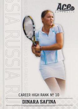 2006 Ace Authentic Grand Slam #6 Dinara Safina Front