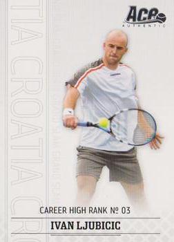2006 Ace Authentic Grand Slam #8 Ivan Ljubicic Front