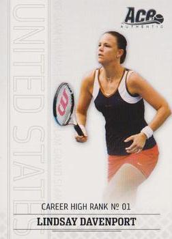 2006 Ace Authentic Grand Slam #11 Lindsay Davenport Front