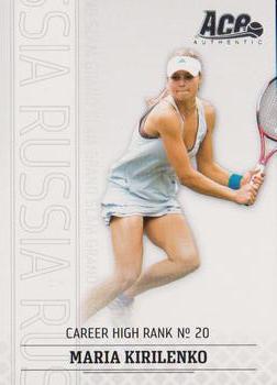 2006 Ace Authentic Grand Slam #13 Maria Kirilenko Front
