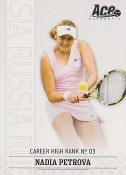 2006 Ace Authentic Grand Slam #16 Nadia Petrova Front