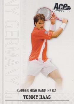 2006 Ace Authentic Grand Slam #20 Tommy Haas Front