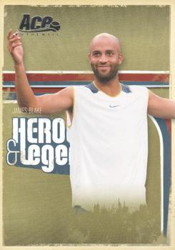 2006 Ace Authentic Heroes & Legends #6 James Blake Front