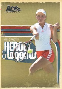 2006 Ace Authentic Heroes & Legends #11 Anna Chakvetadze Front