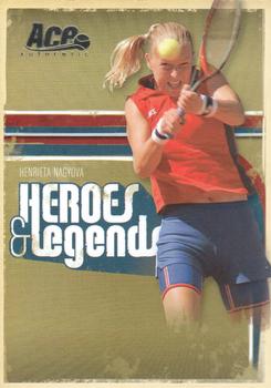 2006 Ace Authentic Heroes & Legends #12 Henrieta Nagyova Front