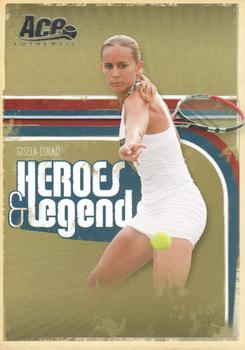 2006 Ace Authentic Heroes & Legends #19 Gisela Dulko Front