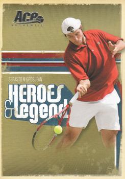 2006 Ace Authentic Heroes & Legends #31 Sebastien Grosjean Front