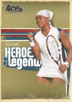 2006 Ace Authentic Heroes & Legends #35 Angela Haynes Front