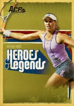 2006 Ace Authentic Heroes & Legends #37 Martina Hingis Front