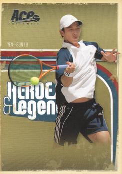 2006 Ace Authentic Heroes & Legends #40 Yen-Hsun Lu Front