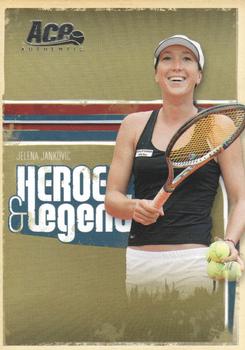 2006 Ace Authentic Heroes & Legends #42 Jelena Jankovic Front