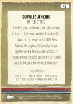 2006 Ace Authentic Heroes & Legends #43 Scoville Jenkins Back