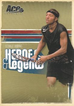 2006 Ace Authentic Heroes & Legends #43 Scoville Jenkins Front