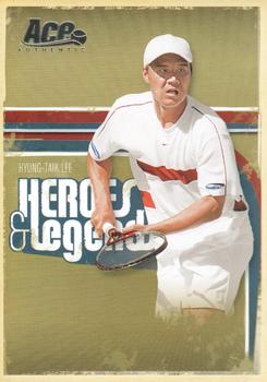 2006 Ace Authentic Heroes & Legends #52 Hyung-Taik Lee Front
