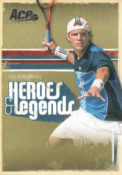 2006 Ace Authentic Heroes & Legends #58 Paul-Henri Mathieu Front