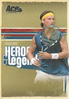 2006 Ace Authentic Heroes & Legends #63 Carlos Moya Front